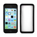 Wholesale iPhone 5C Bumper Case (Black - Black)